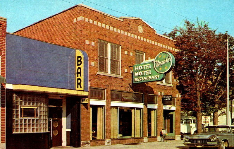 Brooks Hotel - Vintage Postcard (newer photo)